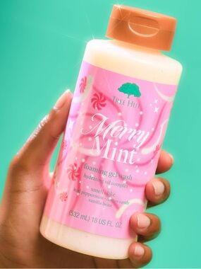 Tree Hut Merry Mint Foaming Gel Wash - Pink